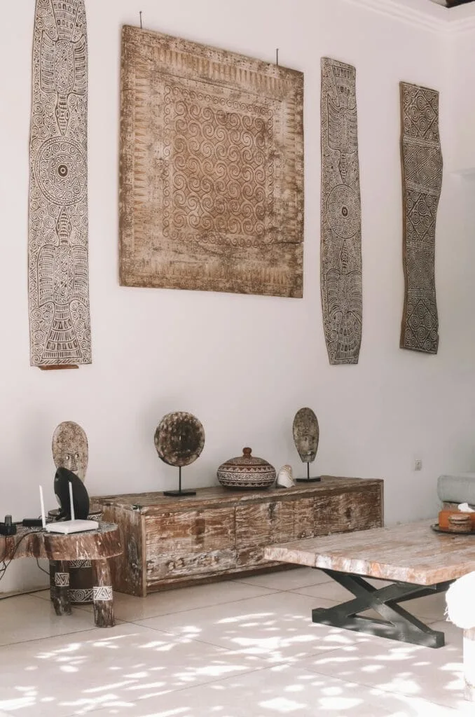 bali style living room