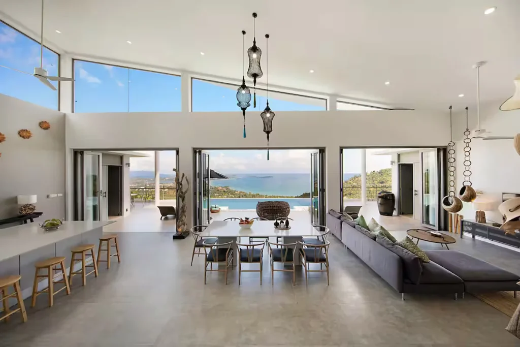 Entrance view of Luxury Villa Artemis