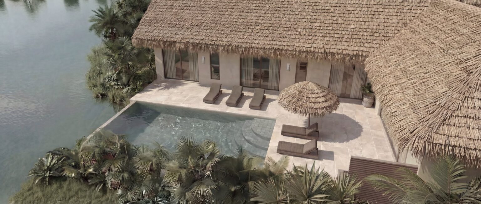 Lakefront villa, render – The Lagoon Residence, Koh Samui