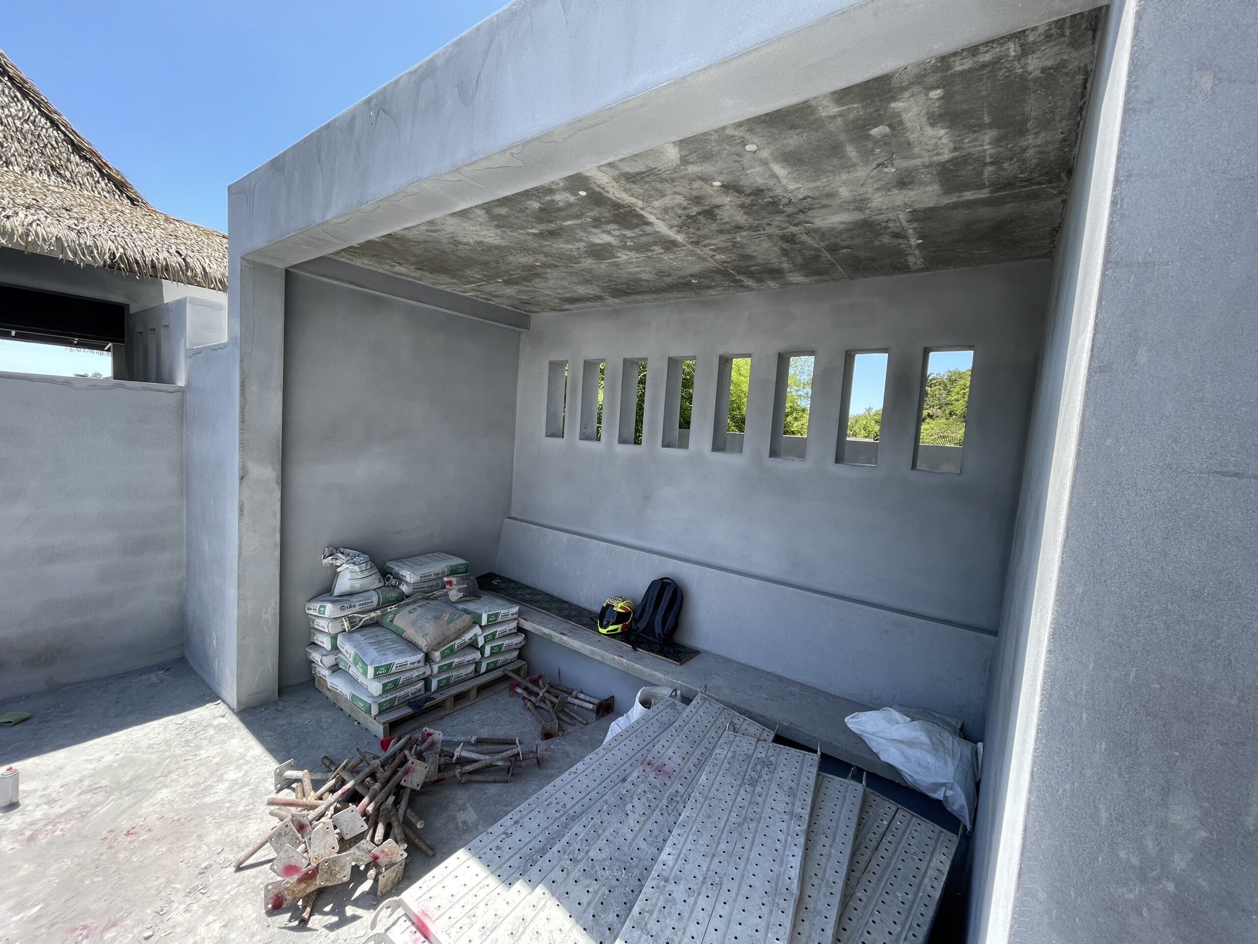 Room interior, construction materials – Villa Dream, Koh Samui