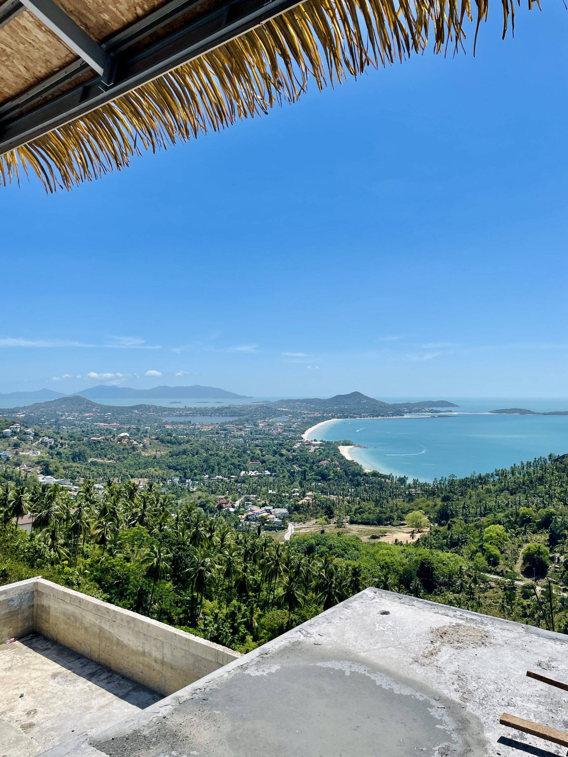 Sea view under the thatched roof – Villa Dream, Koh Samui